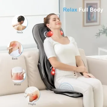 COMFIER Shiatsu Neck Back Massager with Heat for Relaxation