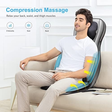 COMFIER Shiatsu Neck Back Massager with Heat for Relaxation