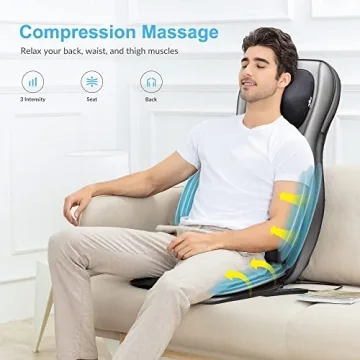 COMFIER Shiatsu Neck Back Massager with Heat for Relaxation