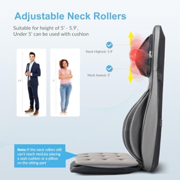 COMFIER Shiatsu Neck Back Massager with Heat for Relaxation