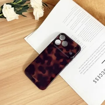 Trendy XQAGU Tortoise Shell Phone Case for iPhone 17 Pro Max