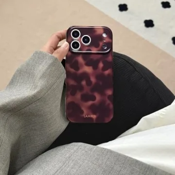 Trendy XQAGU Tortoise Shell Phone Case for iPhone 17 Pro Max