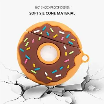 YONOCOSTA Adorable Doughnut AirPods Case for Protection