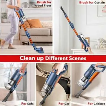 Whall Cordless Vacuum Cleaner with 25KPa Suction Power