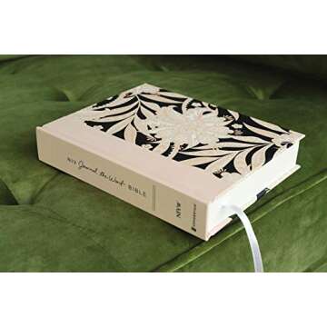 NIV, Journal the Word Bible for Teen Girls, Hardcover, Pink Floral, Red Letter: Includes Over 450 Journaling Prompts!