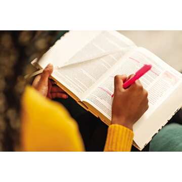 NIV, Journal the Word Bible for Teen Girls, Hardcover, Pink Floral, Red Letter: Includes Over 450 Journaling Prompts!