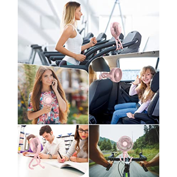 Coohea Portable Stroller Fan with Flexible Tripod
