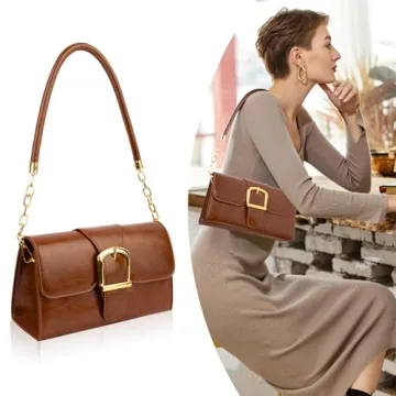 Stylish Faux Leather Shoulder Bag for Women