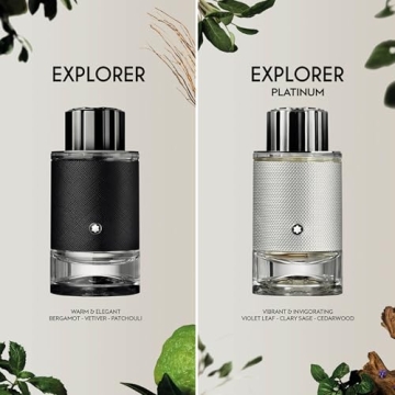 MONTBLANC Explorer Eau de Parfum - Long Lasting Fragrance with notes of Sage, Sandalwood & Patchouli - Woody & Aromatic - 1.0 fl. oz.