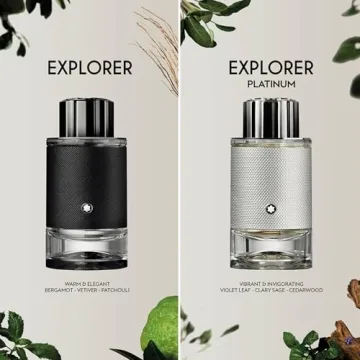 MONTBLANC Explorer Eau de Parfum - Long Lasting Fragrance with notes of Sage, Sandalwood & Patchouli - Woody & Aromatic - 1.0 fl. oz.