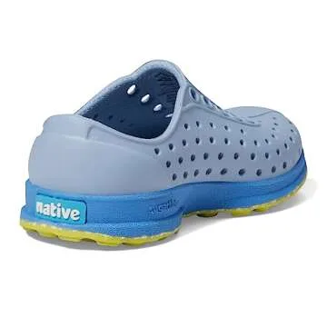 Native Shoes Kids Unisex Robbie (Toddler) Kids Robbie (Toddler) - Shoes for Kids - Synthetic Upper - Slip On Closure Alaska Blue/Resting Blue/Pickle Speckle Rubber 6 Toddler M