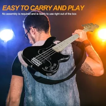 Ktaxon 4 String Bass Guitar Starter Kit with AMP