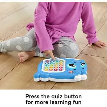 Fisher-Price Toddler Educational Toy Linkimals 1-20 Count & Quiz Whale Activity with Interactive Lights & Music for Ages 18+ Months