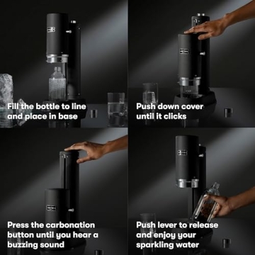 Stylish Aarke Carbonator Pro for Sparkling Water At Home