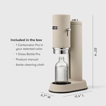 Stylish Aarke Carbonator Pro for Sparkling Water At Home