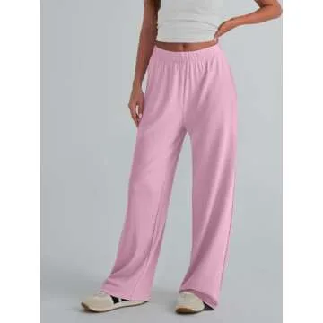 Trendy Queen Womens Wide Leg Pants Sweatpants Comfy Lounge Fit Loose Flowy Pants Fall Fashion Clothe...