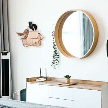 Home TZH Bathroom Towel Hooks for Hanging 3 Pack Vintage Industrial Pipe Towel Holder Black Wall Mounted Heavy Duty Hook Decorative for Farmhouse Kitchen (3, Black)