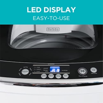 Compact BLACK+DECKER Portable Washer 0.9 Cu. Ft.