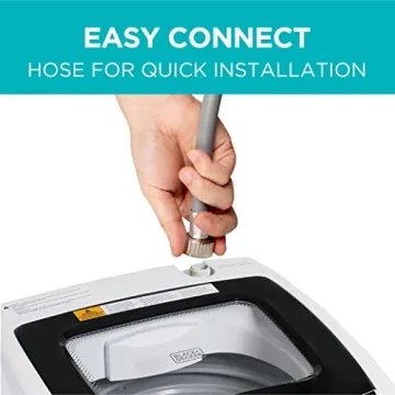 Compact BLACK+DECKER Portable Washer 0.9 Cu. Ft.