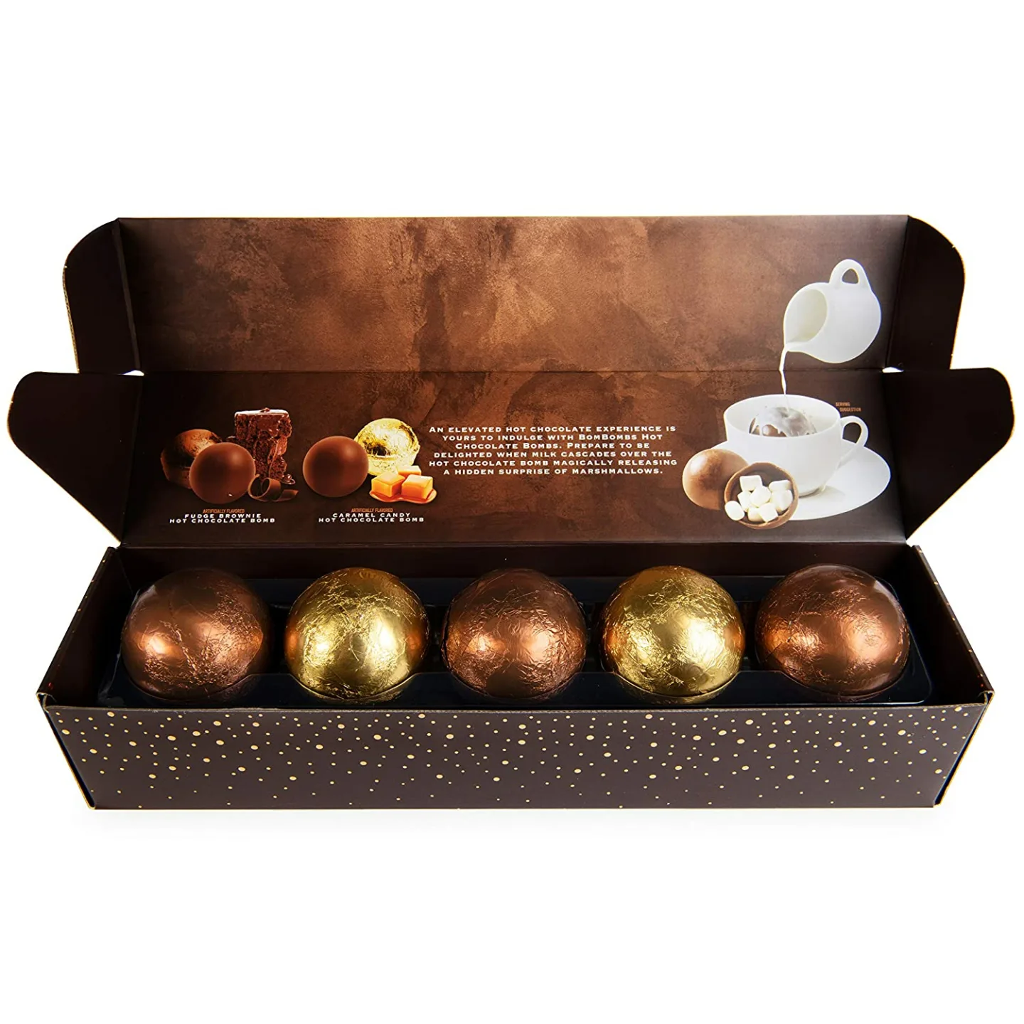 Indulge in Decadent Cocoa Bombs Gift Set of 5
