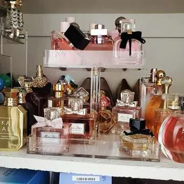 YAGELI Handmade Acrylic Perfume Organizer for Vanity