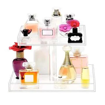 YAGELI Handmade Acrylic Perfume Organizer for Vanity