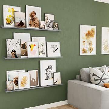 Wallniture Denver 46" Floating Shelves for Kids' Rooms