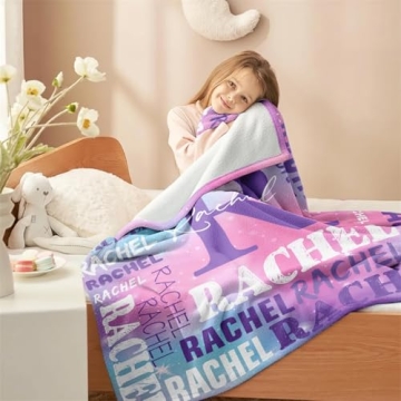 Personalized Blankets for Teen Girls Boys - Custom Ultra-Soft Gifts