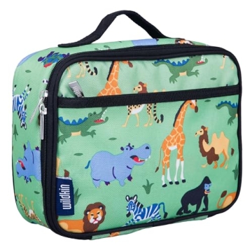 Wildkin Kids Insulated Lunch Box Bag for Boys & Girls, Reusable Kids Lunch Box is Perfect for Early ...