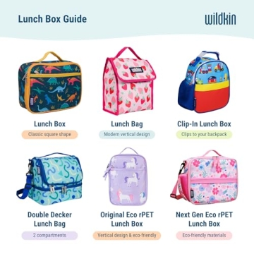 Wildkin Kids Insulated Lunch Box for School and Travel