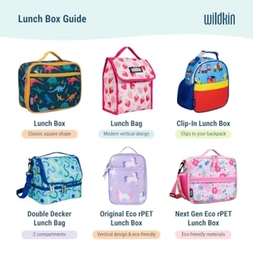 Wildkin Kids Insulated Lunch Box for School and Travel