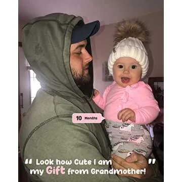 Kids Winter Knitted Pom Beanie for Stylish Warmth