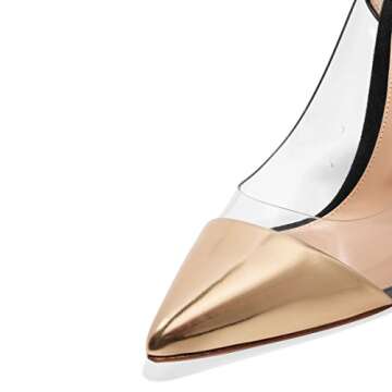 Elegant FSJ Women Stiletto Clear Pumps for Parties