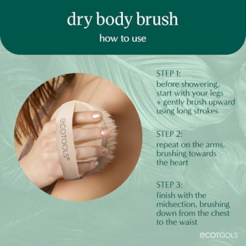 EcoTools Dry Body Brush - Exfoliate for Smooth, Radiant Skin