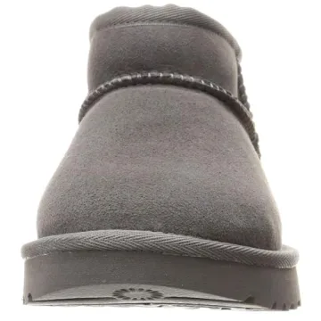 UGG Women's Classic Ultra Mini Boot Grey Sheepskin Comfort