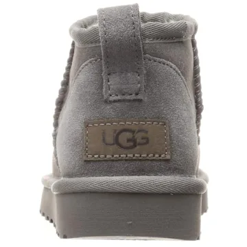 UGG Women's Classic Ultra Mini Boot Grey Sheepskin Comfort