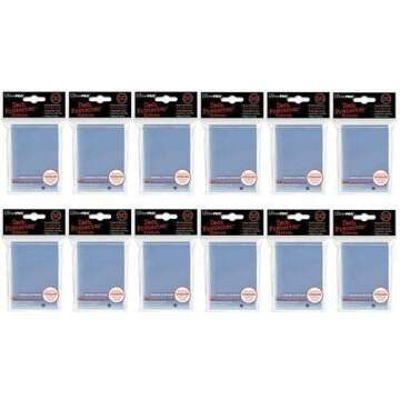 Ultra Pro Standard Deck Clear Protector Sleeves for Gaming Cards - 600 Count