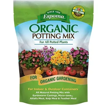 Espoma Organic Potting Soil Mix - All Natural Potting Mix For All Indoor & Outdoor Containers Includ...