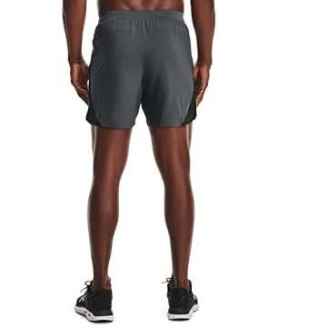 Under Armour Men's Launch 5-inch Shorts , Pitch Gray (012)/Reflective , Medium