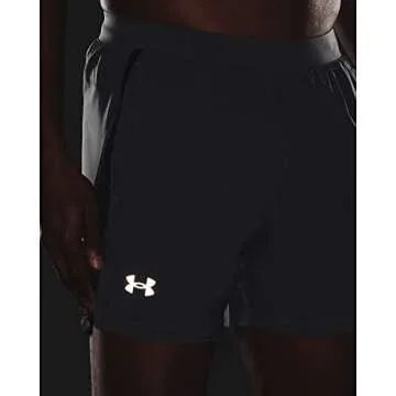 Under Armour Men's Launch 5-inch Shorts , Pitch Gray (012)/Reflective , Medium