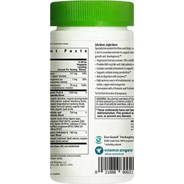 Rainbow Light Organic Prenatal Multivitamin for Expecting Moms