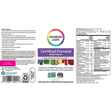 Rainbow Light Organic Prenatal Multivitamin for Expecting Moms