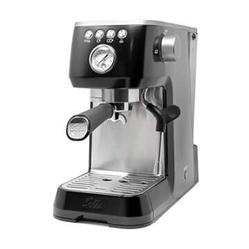 SOLIS Barista Perfetta Espresso Machine, Black