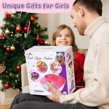 Girls Spa Kit with Foot Bath Nail Dryer Manicure Set