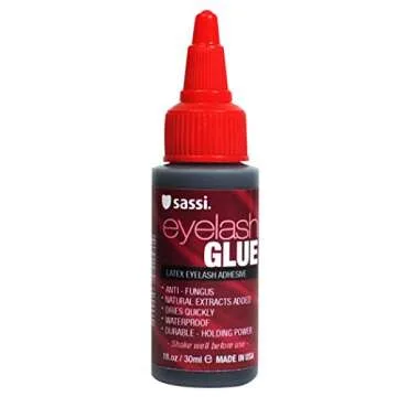 Sassi Eyelash Glue 1oz - Ideal for Long-Lasting Lash Application