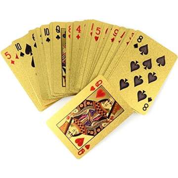 Trademark Poker GLDCARD 24K Gold Playing Cards