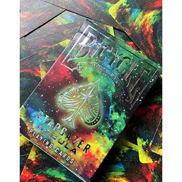 Bicycle Stargazer Nebula Playing Cards, Standard Index, Poker Cards, Space Playing Cards, Premium Pl...