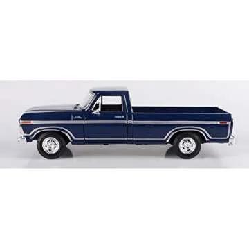 Motormax 1979 Ford F-150 Pickup Truck Dark Blue 1/24 Diecast Model Car
