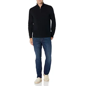 Stylish Amazon Essentials Men's Quarter-Zip Sweater for All Seasons