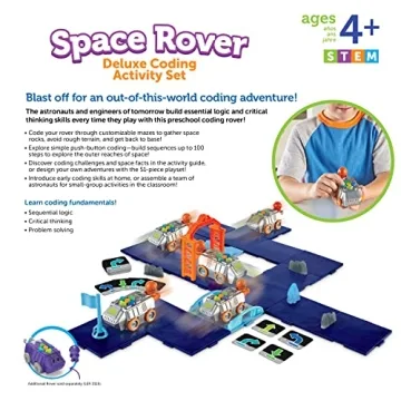 Space Rover Deluxe Coding Set STEM Toy for Kids